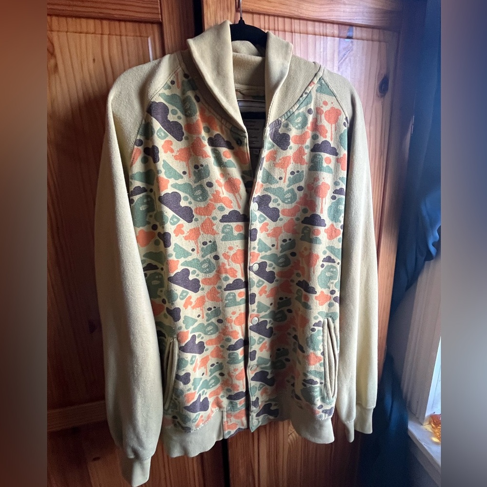 Men's Camouflage Sweater Jacket